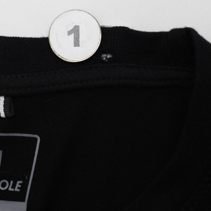 Y2K Mens Southpole Graphic T-Shirt Black Size L