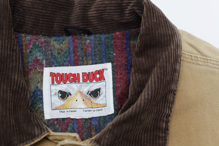 Vintage Tough Duck Brown Chore Jacket | Migration_Jacket UAENAT40 - Back View | Fashion Rerun