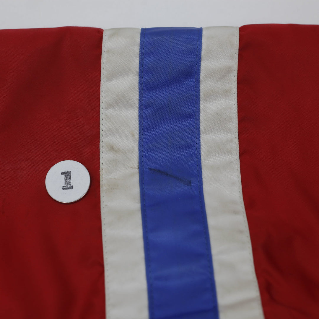 Vintage 80s Shain of Canada Montreal Canadiens Satin Bomber Jacket Size M