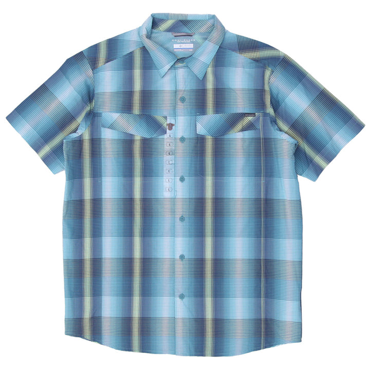 Mens Columbia Omni-Shade Button Down Short Sleeve Shirt
