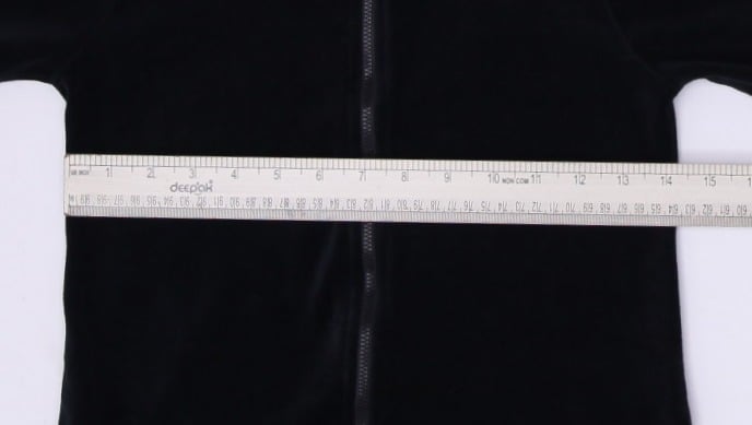 Y2K Youth Girls Juicy Couture Hoodie Black Velour Full Zip Ruffled Size 8/10