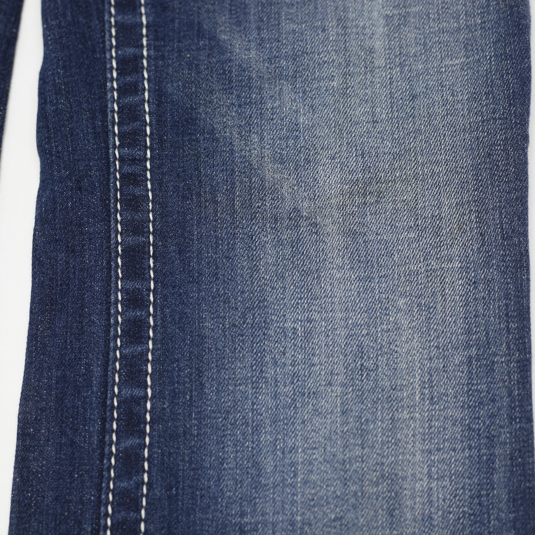 Y2K Ladies Miss Me Boot Mid Rise Studded Pocket Denim Jeans Size 27