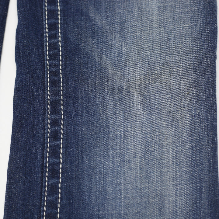 Y2K Ladies Miss Me Boot Mid Rise Studded Pocket Denim Jeans Size 27