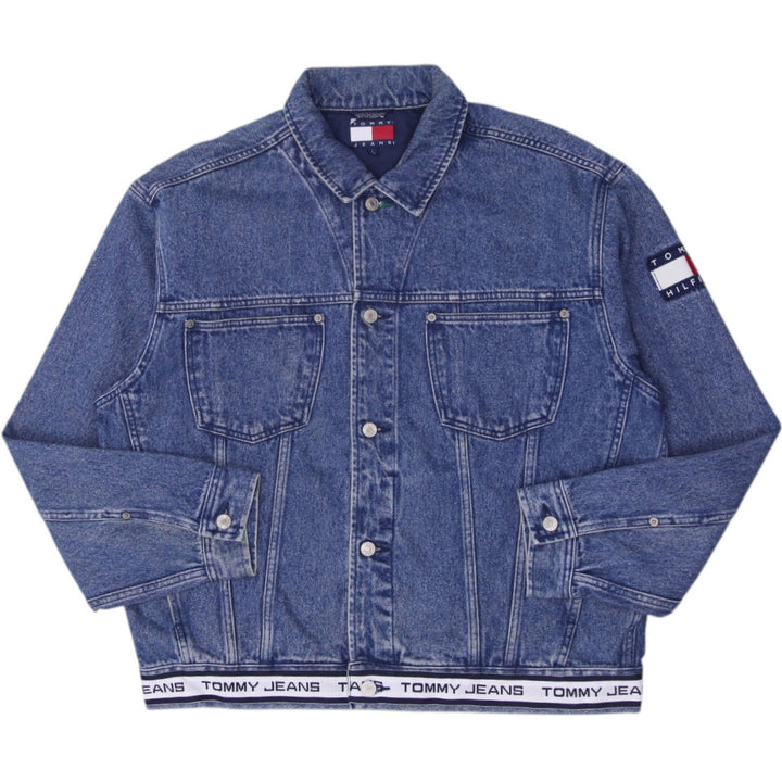 Vintage Tommy Jeans Denim Trucker Blue Jacket Size L | Migration_Jackets | Fashion Rerun
