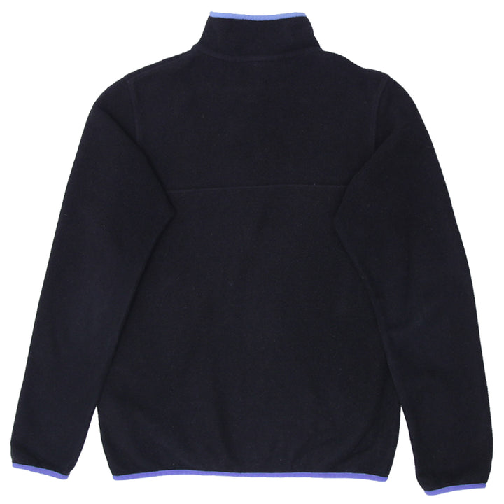 Mens Patagonia Synchilla Snap-T Fleece Pullover Black / Purple - Fashion Rerun Vintage Migration_Sweaters