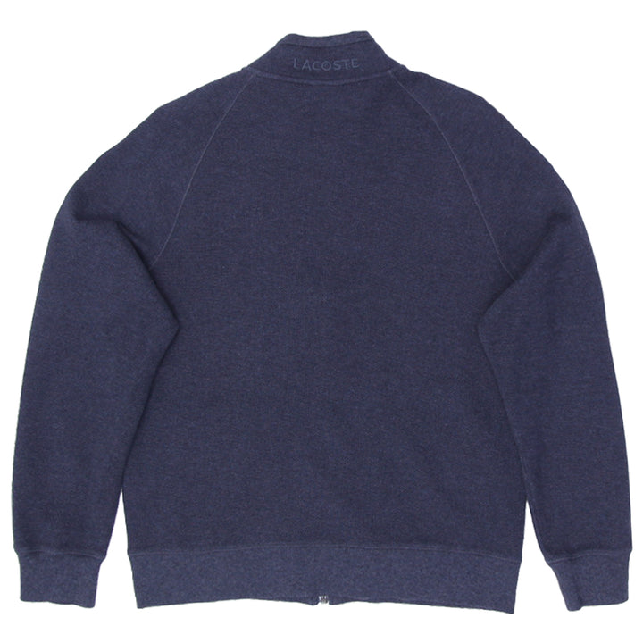 Mens Embroidered Lacoste Logo Zip Up Jacket