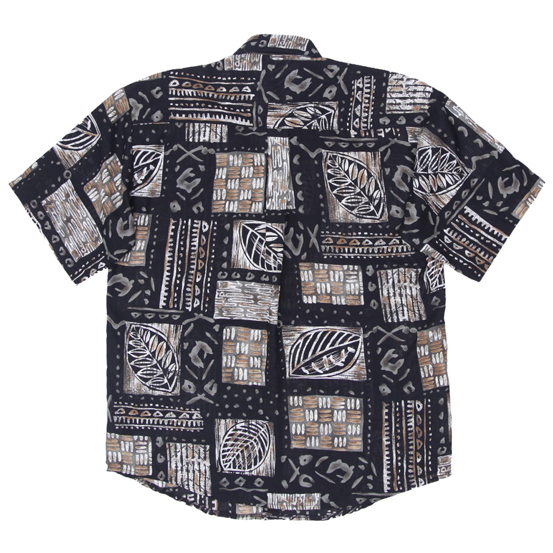 Vintage Du Maurier Shirt-Bold Geometric Abstract Pattern, Made in Australia Size S - Fashion Rerun Vintage Migration_Shirt