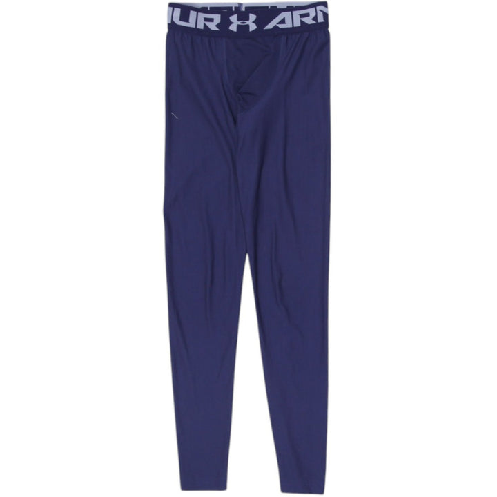 Mens Under Armour Tights Navy Compression Quick Dry Activewear