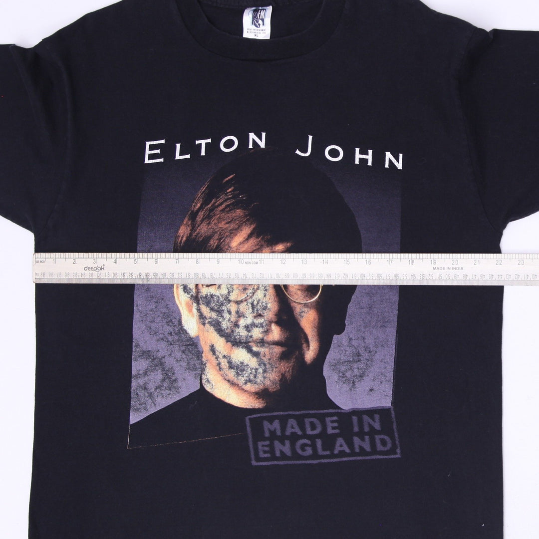 Vintage 1995 Elton John Made In England Tour T-Shirt Size XL