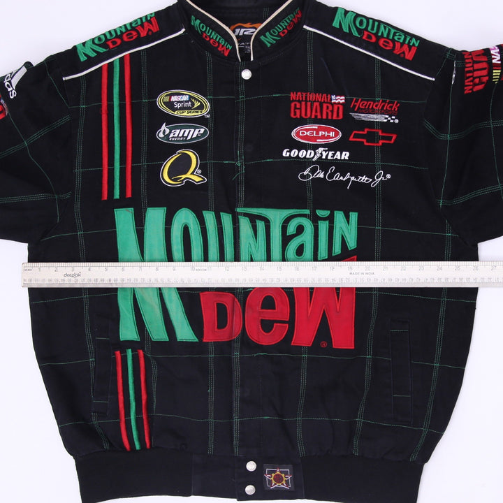 Vintage Mens JR Nation Dale Earnhardt Jr #88 Mountain Dew AMP Racing Jacket Sz L