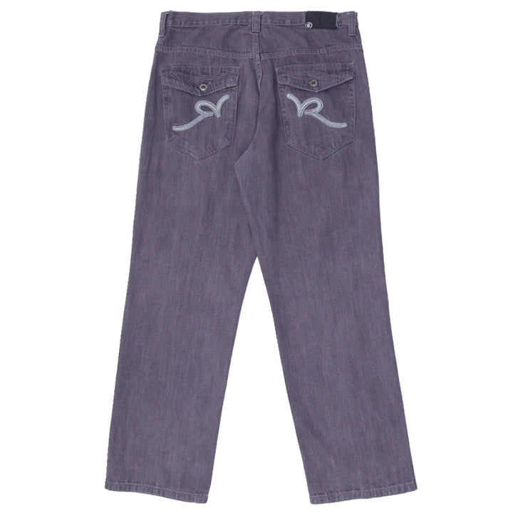Y2K Mens Rocawear 100% Cotton Wide Leg Jeans
