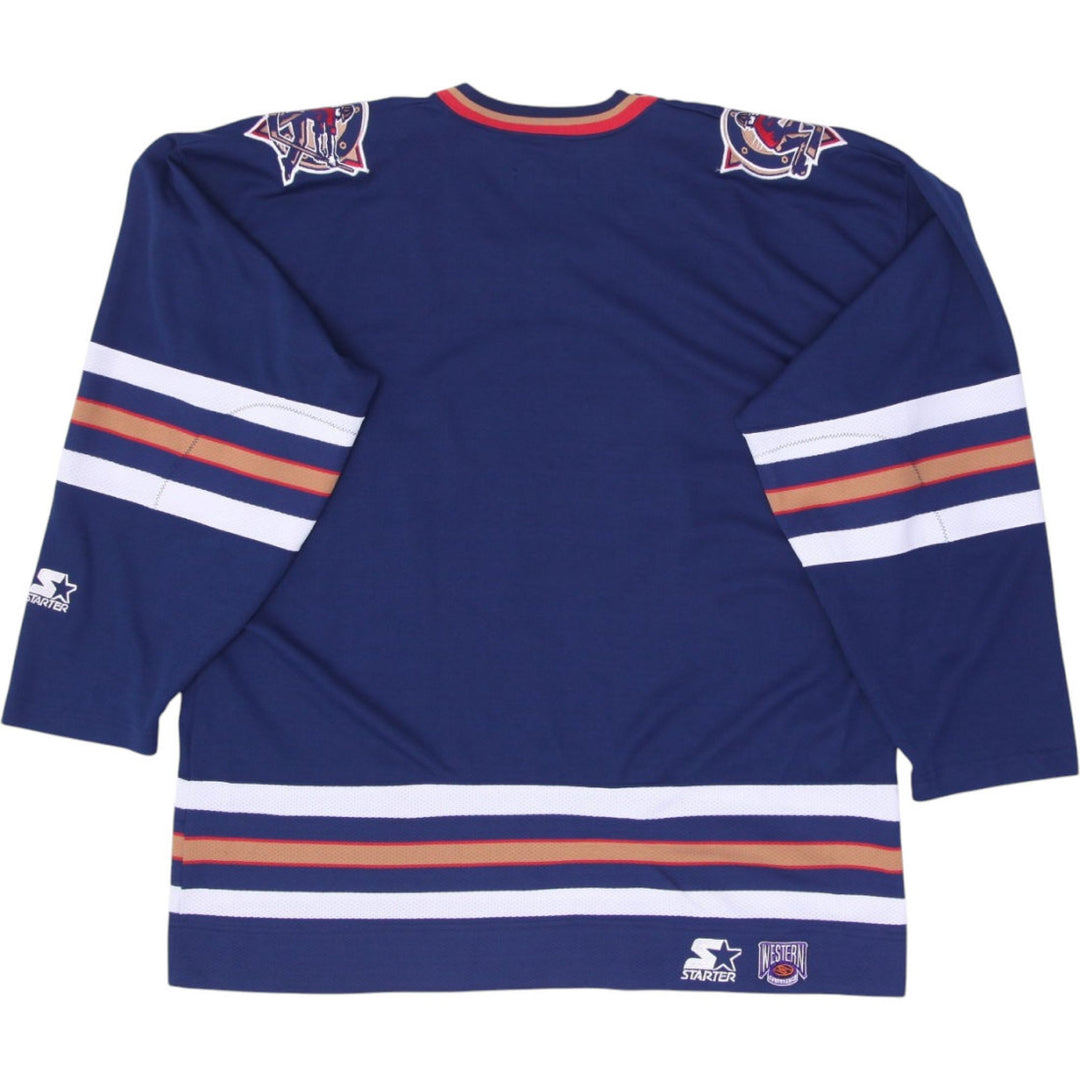Vintage Starter Edmonton Oilers NHL Hockey Jersey 90s Men Size XL