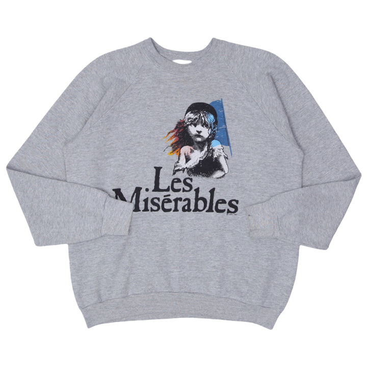Vintage Les Miserables Crewneck Sweatshirt Made In USA - Fashion Rerun Vintage Migration_Sweaters