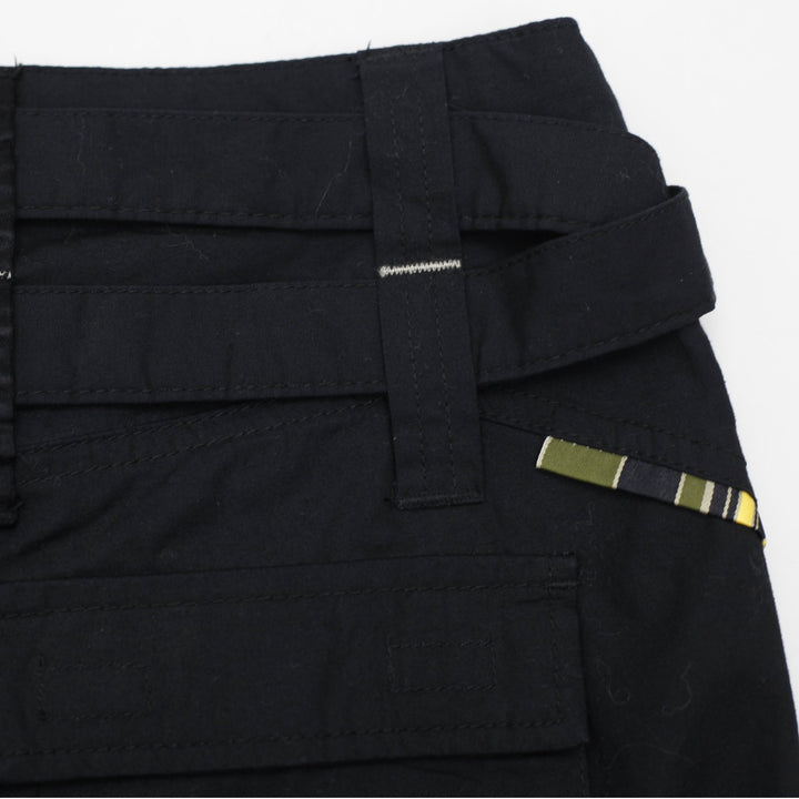Y2K Ladies Triple Five Soul Belted Wide Leg Cargo Trousers Pants Size 8