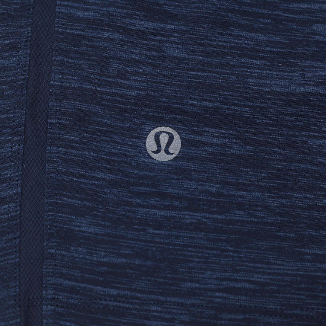 Mens Lululemon Heathered Navy Pace Breaker / T.H.E. Athletic Shorts