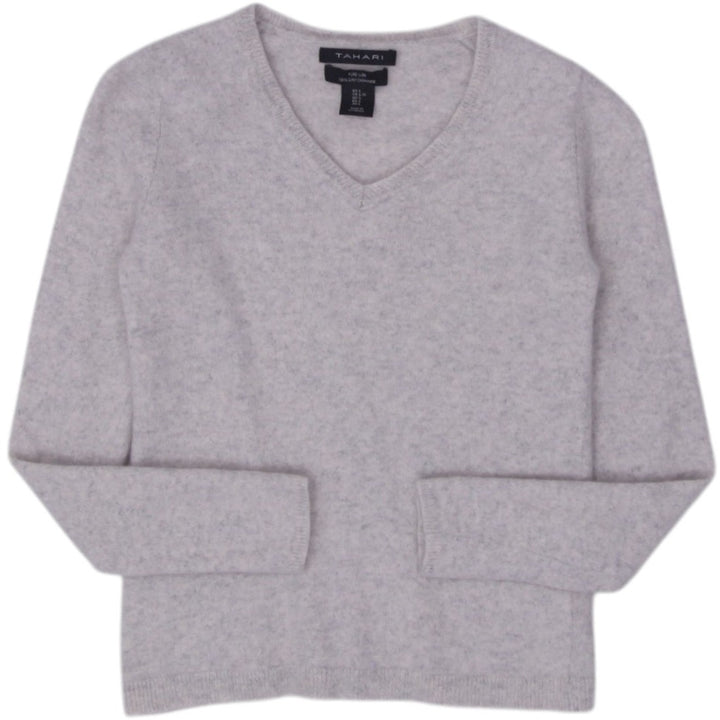 Youth Girls Tahari Pure Luxe 100% 2-Ply Cashmere Sweater