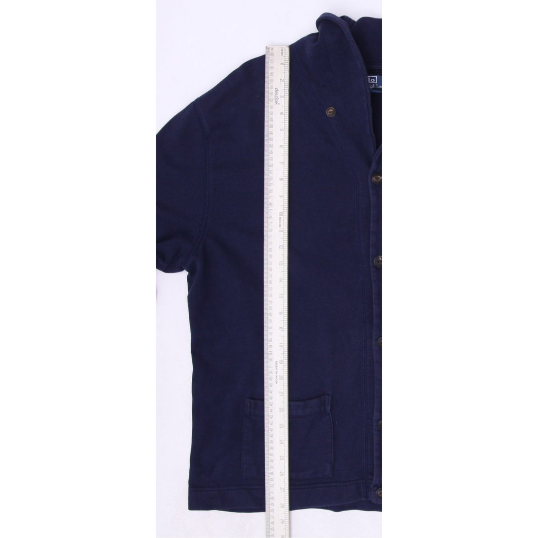Vintage Mens Ralph Lauren Navy Blue Button Up Patch Jackets Size XL | Migration_Jackets - View 7 | Fashion Rerun