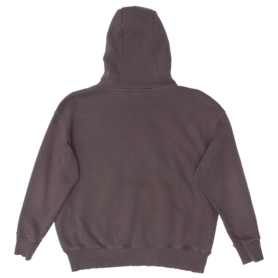 Mens Nike Center Swoosh Embroidered Pullover Hoodie Brown - Fashion Rerun Vintage Migration_Sweaters