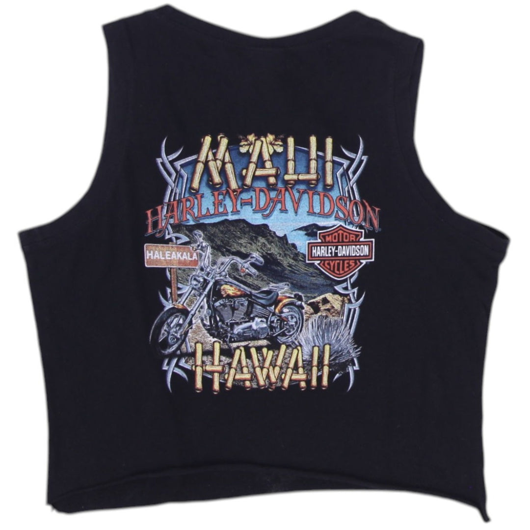 Ladies Harley Davidson Graphic Motorcycle Maui Tank Top Size M