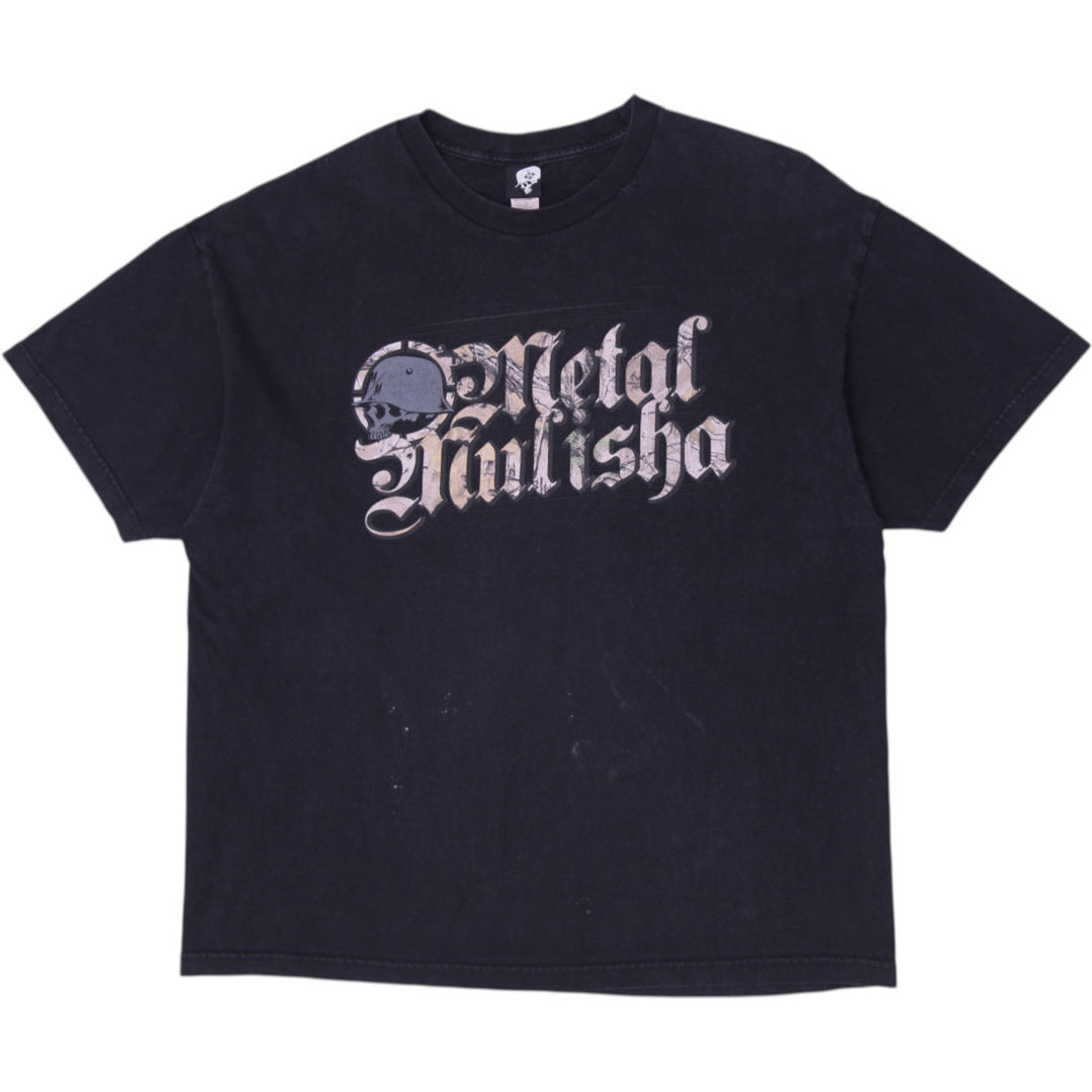 Y2K Mens Metal Mulisha Black Real Tree Camo Logo Graphic T-Shirt Size 2XL