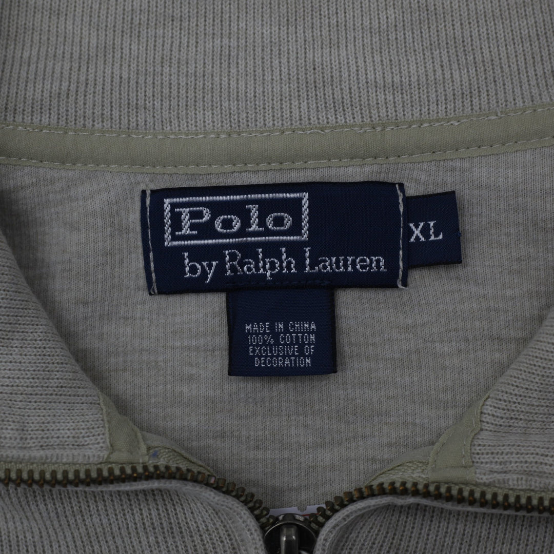 Vintage Mens Polo by Ralph Lauren Sweater Quarter-zip Sweater Size XL | Migration_Knitwear & Sweaters - Back | Fashion Rerun