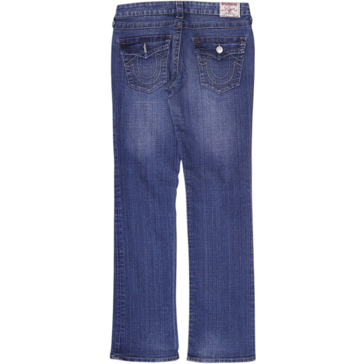 Y2K Ladies True Religion Straight Denim Jeans Size 29