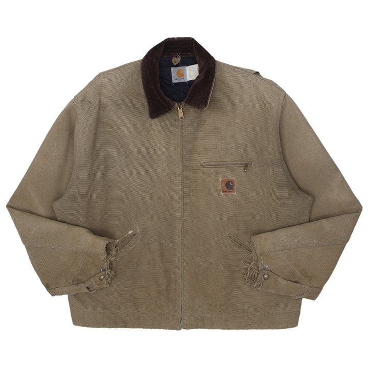 Carhartt Vintage Carhartt Quilted Lined Detroit  Distressed Jacket JQ0472 - Fashion Rerun Vintage Migration_Jacket
