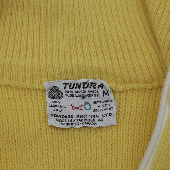 Vintage Tundra Pure Virgin Wool Full Zip Knit Sweater Ladies - Fashion Rerun Vintage Migration_Sweaters