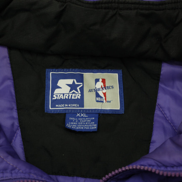 Vintage Starter Los Angeles Lakers Pullover Jacket Size XXL | Migration_Jackets MJ DROP - Back View | Fashion Rerun