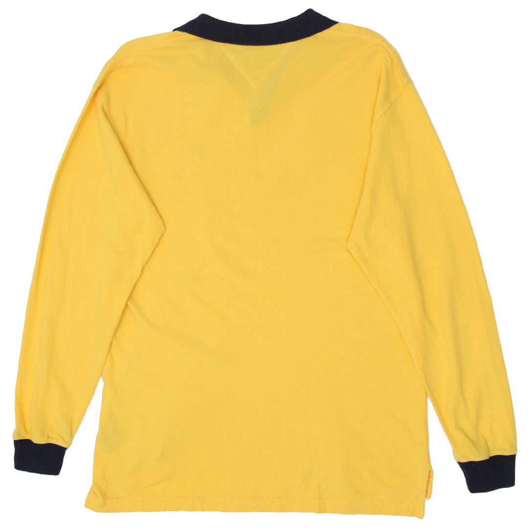 Vintage Tommy Hilfiger Rugby Shirt Yellow