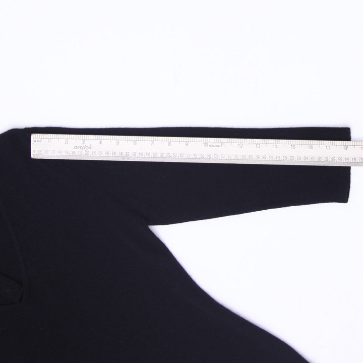Ladies Holt Renfrew Black 100% Cashmere Sweater Size L