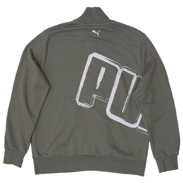 Mens Puma Logo  Full Zip Jacket