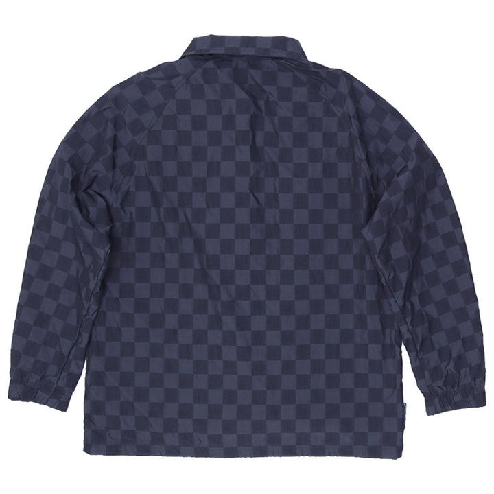 Mens Nike Checkered Pattern Snap Button Jacket CZ8170-010