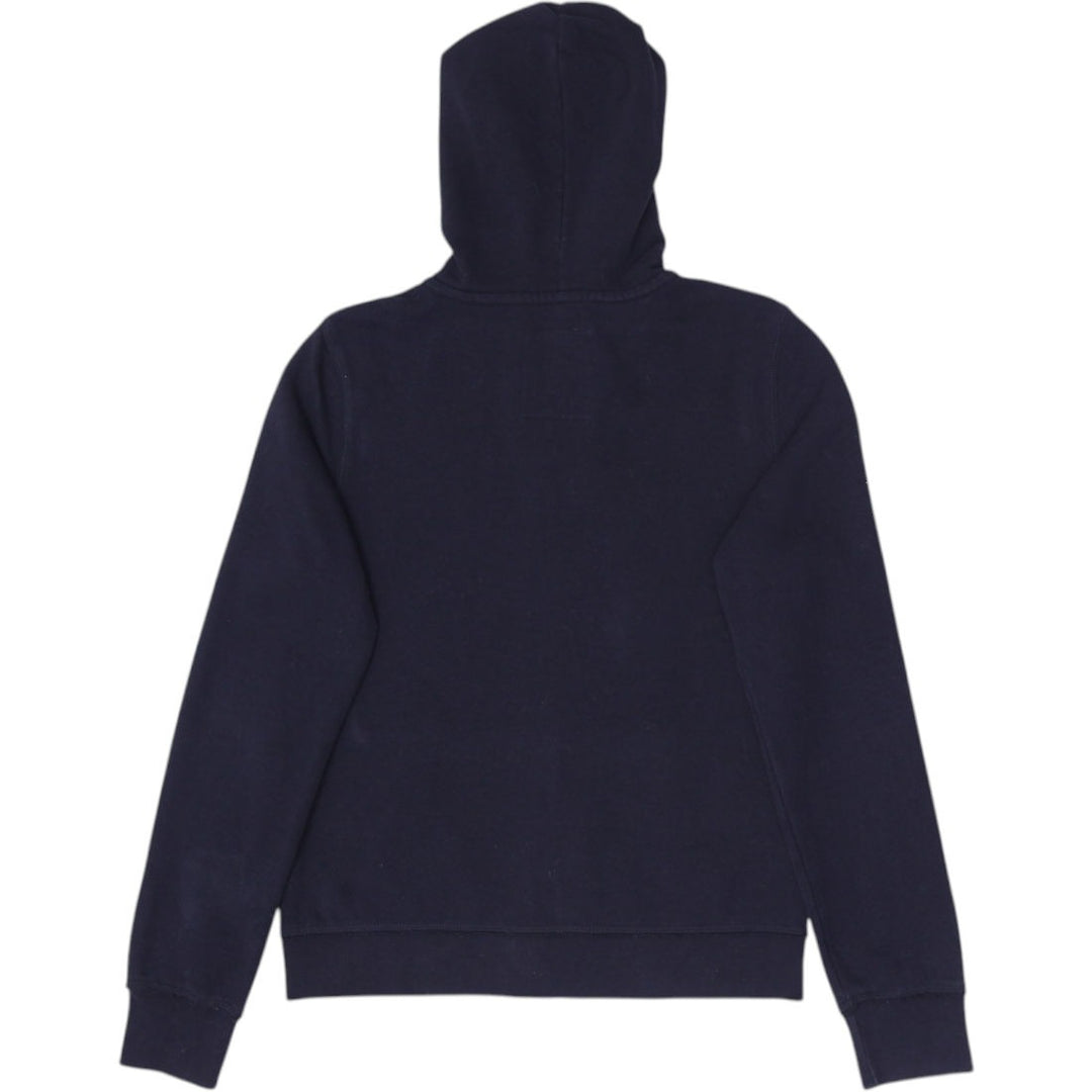 Y2K Ladies Aeropostale Black Full Zip Pullover Hoodie Large