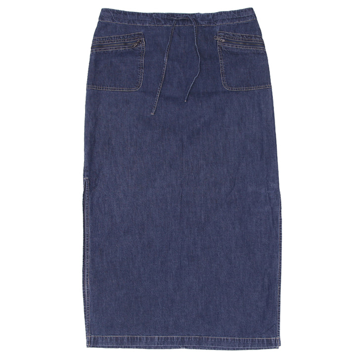 Y2K Denim Maxi Skirt - Fashion Rerun Vintage Migration_Skirt
