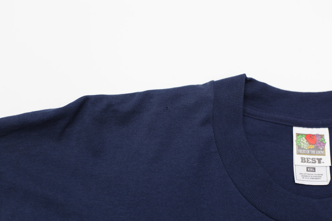 1996 Vintage Hersey's Chocolate T-Shirt Navy Fruit of the Loom XXL
