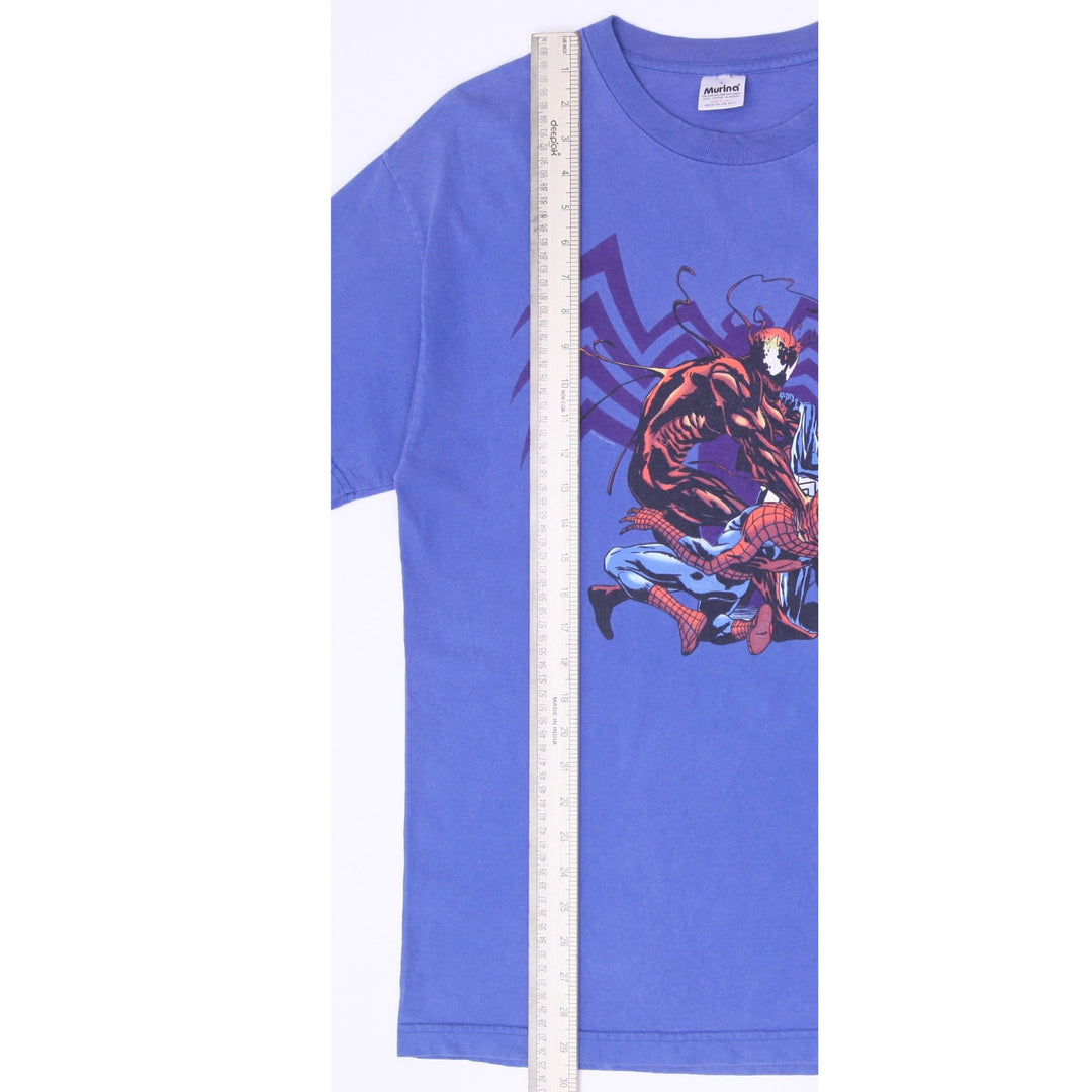 Vintage 90s Spider-Man vs Venom vs Carnage T-Shirt Murina Tag Size L Made In USA