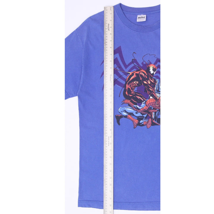Vintage 90s Spider-Man vs Venom vs Carnage T-Shirt Murina Tag Size L Made In USA