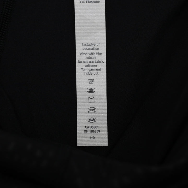 Ladies Lululemon Cycling Shorts Black High-Waisted Compression Size 6