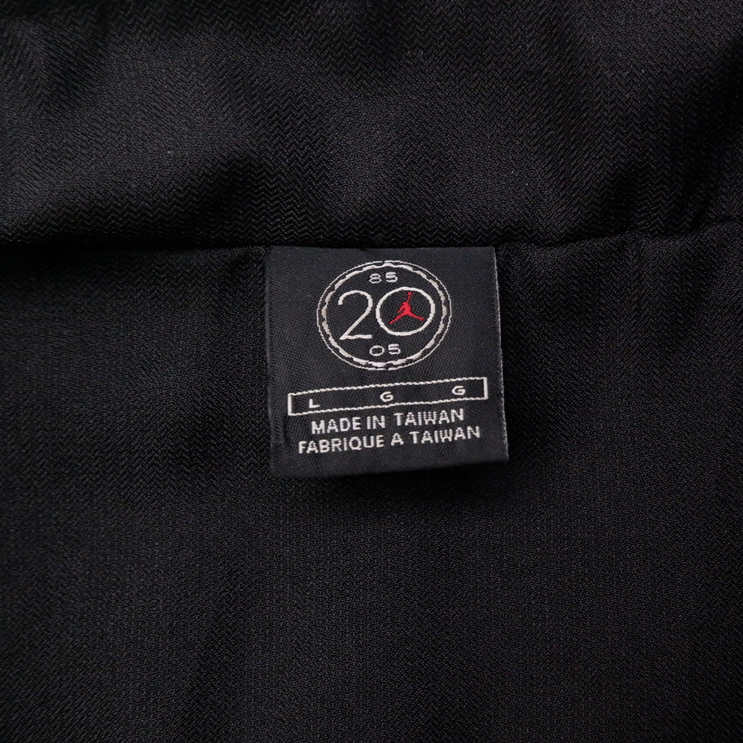 Mens Embroidered Jordan Logo 852005 Black Zip Jacket