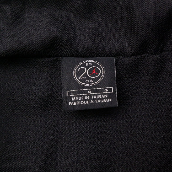 Mens Embroidered Jordan Logo 852005 Black Zip Jacket