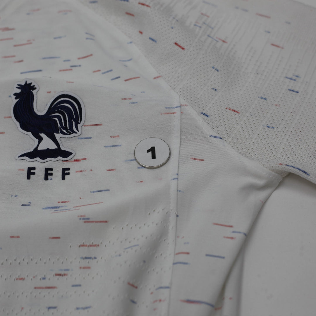 Mens Nike Soccer Jersey White 2018 Graphic FFF Team