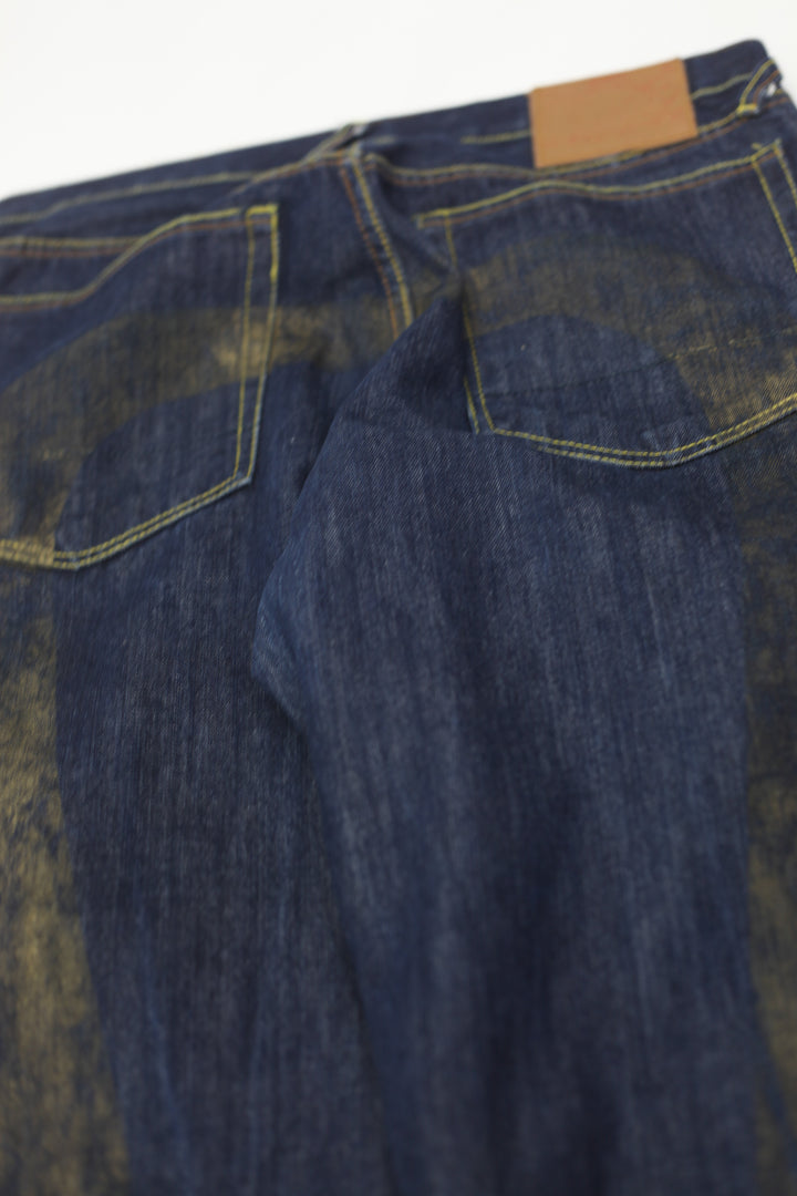 Y2K Evisu 100% Cotton Button Fly Jeans