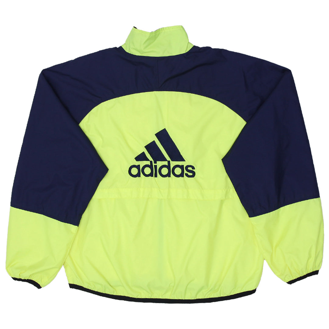 Vintage Embroidered Adidas Logo Windbreaker Full Zip Jacket
