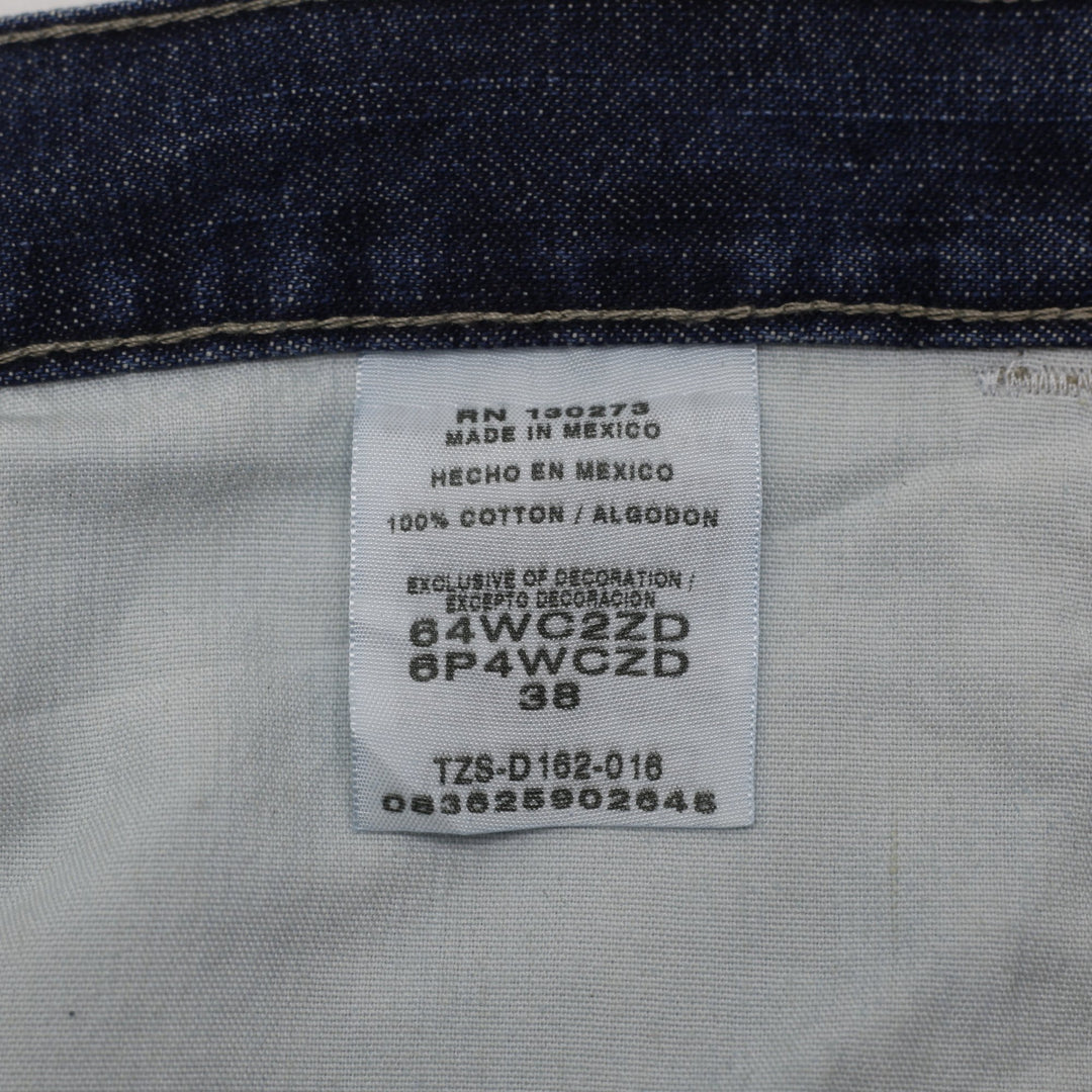 Y2K Mens Wrangler Denim Carpenter Jorts Size 38