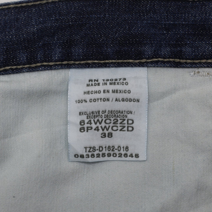Y2K Mens Wrangler Denim Carpenter Jorts Size 38