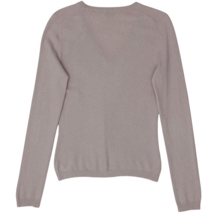 Ladies 100% Cashmere Benetton V-Neck Sweater