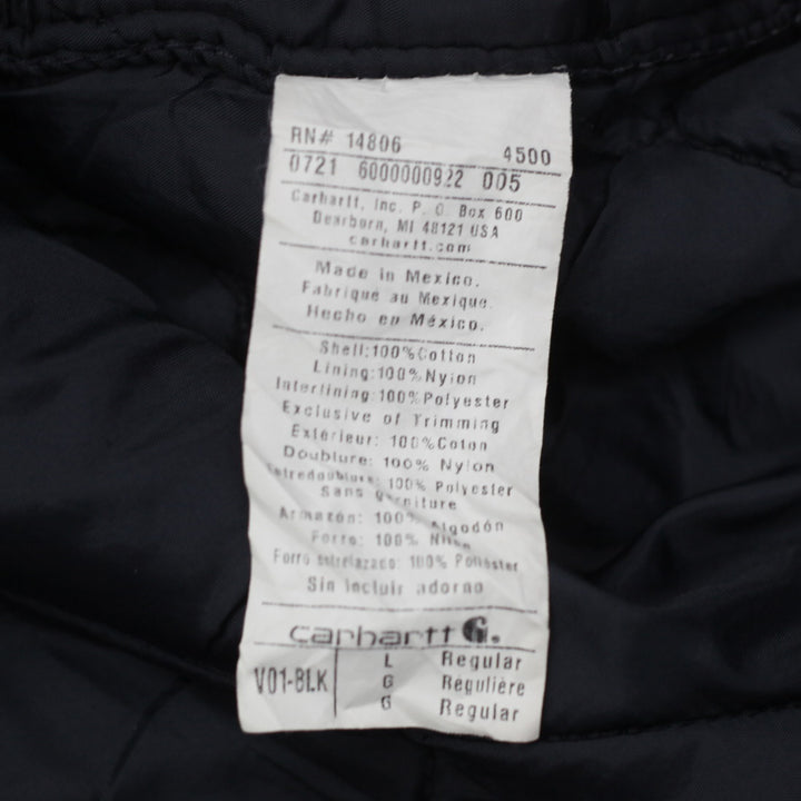 Mens Carhartt V01-BLK The Rooter Works Quilted Lined Work Vest - Fashion Rerun Vintage Migration_Jacket