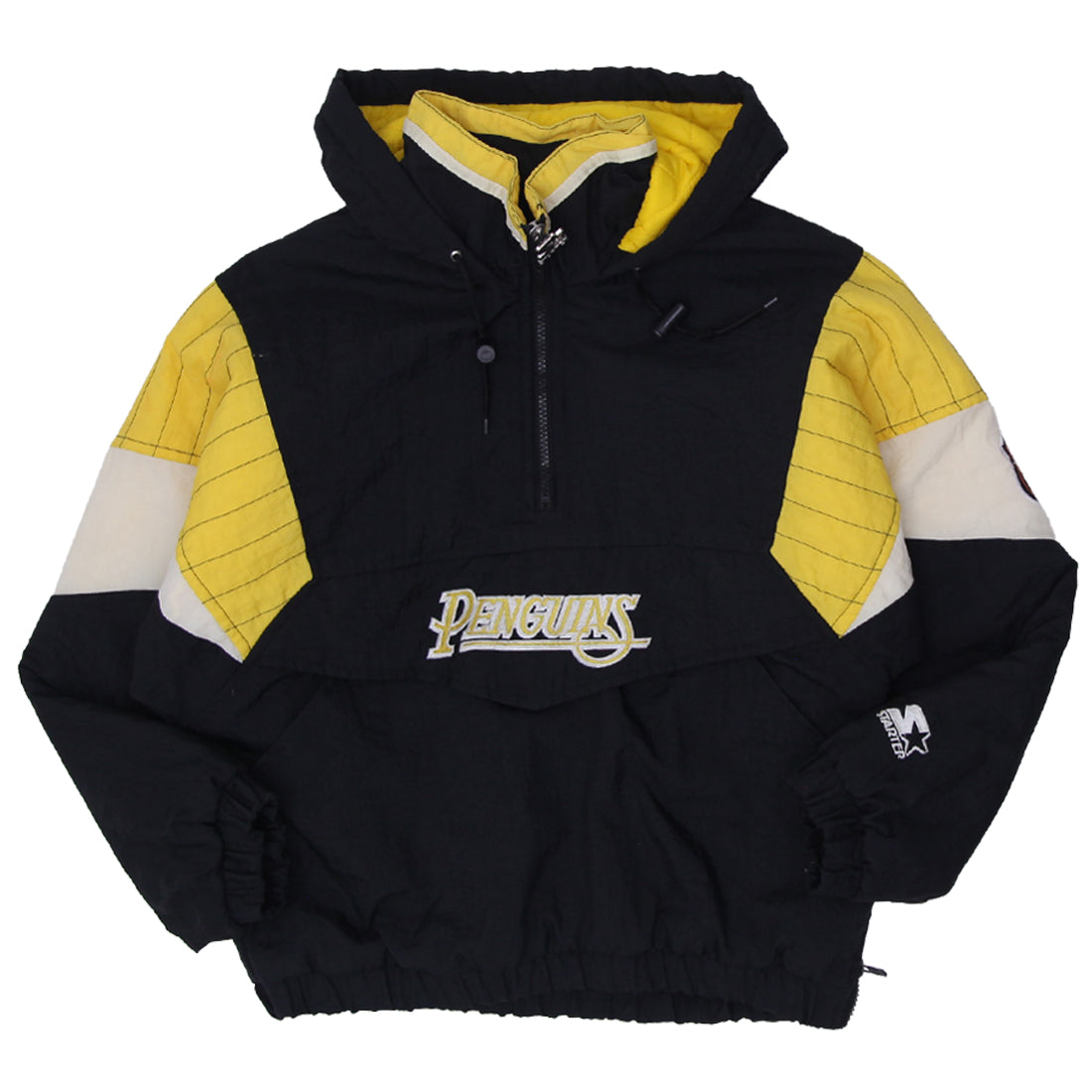 Shop Vintage Starter NHL Pittsburgh Penguins Quilted Quarter Zip