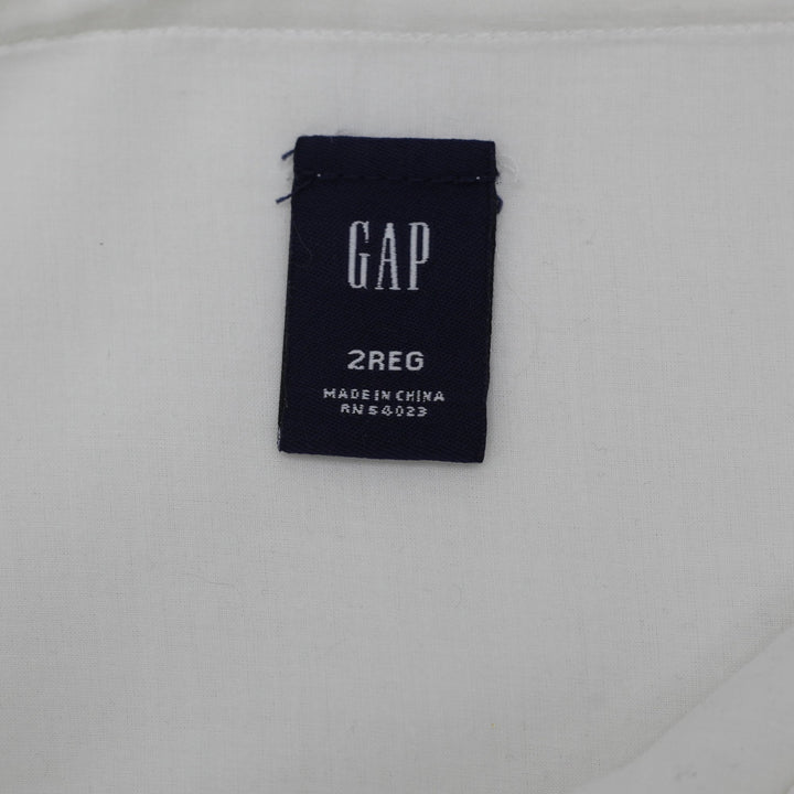 Y2K Ladies GAP White Tiered Midi Skirt Beaded Drawstring Lined Size 2REG
